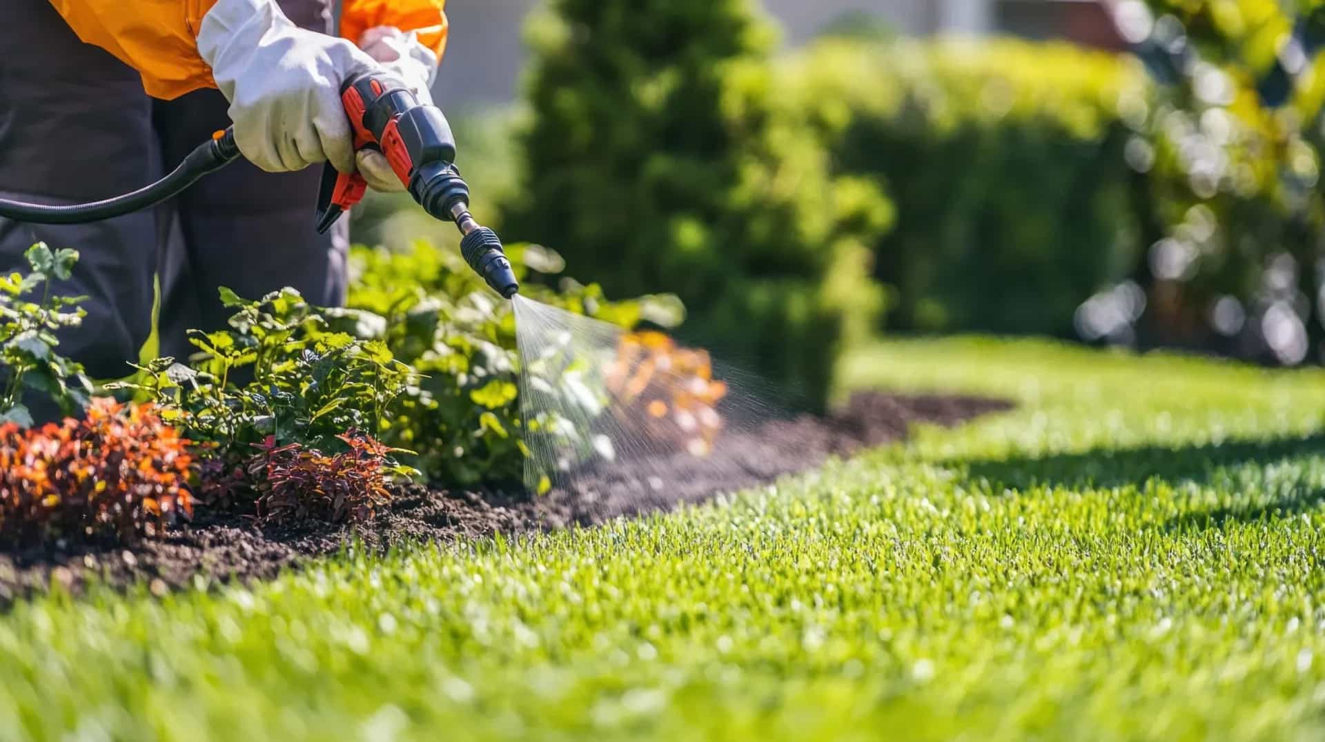 Weed control service Melbourne garden bed and lawn treatment