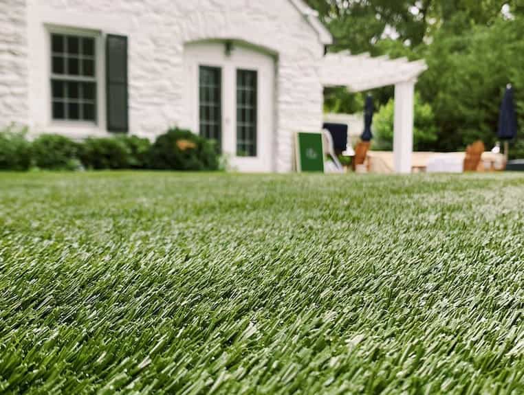 Artificial grass for aged care facility outdoor garden